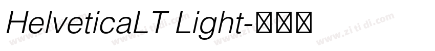HelveticaLT Light字体转换